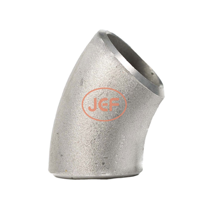 ข้องอเชื่อม JEF SUS304 #40 45องศา