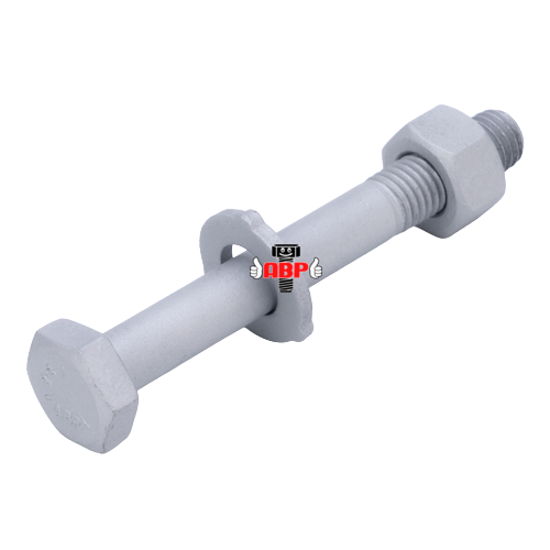 สกรูพร้อมน๊อตและ 1 แหวนอีแปะ "AS1252-1996" HOT DIP GALVANIED (H.D.G.)